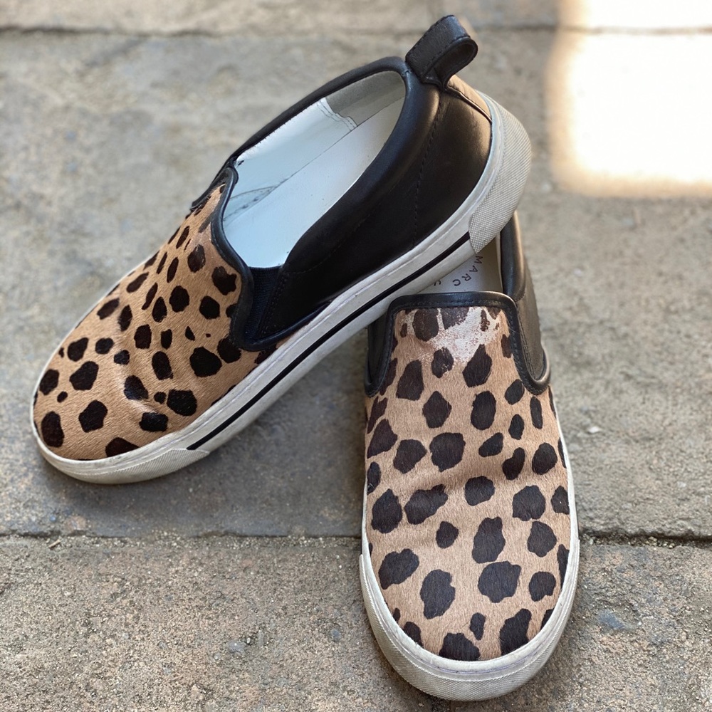 Cheetah print slip on sneakers-Marc By Marc Jacobs
